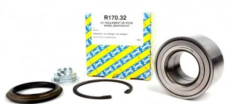 Подшипник ступицы, комплект KIA / MAZDA Carens / 323/626/6 передняя сторона 91-07 SNR / NTN R17032