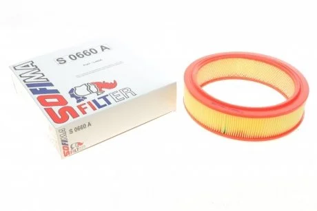 Фільтр повітряний SIAT/FIAT "1,5-1,7 "78-84 SOFIMA S0660A