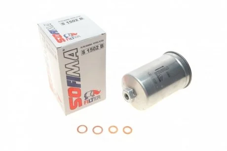 Фільтр паливний AUDI / VOLVO / FORD 2,0-2,5 86-98 SOFIMA S1502B