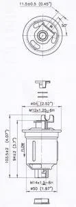 Фільтр паливний SOFIMA S1586B