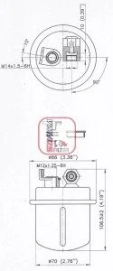 Фiльтр паливний SOFIMA S1618B