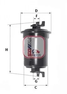 Фільтр паливний SOFIMA S1650B
