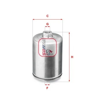 Фильтр топливный AUDI / LANCIA / ALFA 2,0-4,2 93-04 SOFIMA S1748B