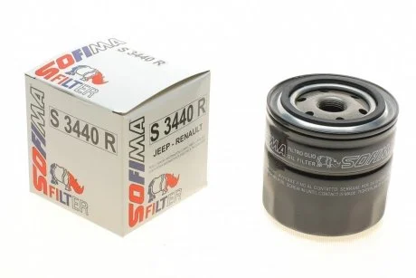 Фильтр масляный RENAULT 1,6-2,5 86-96 SOFIMA S3440R