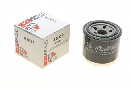 Фільтр масляний MITSUBISHI/KIA "1,4-2,4 "99-07 SOFIMA S3485R