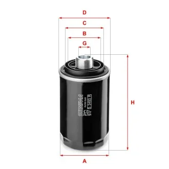Фильтр масляный AUDI / VW / SKODA 1,8-2,0 05-15 SOFIMA S3493R