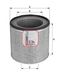 Фільтр повітряний 128х77х88 SOFIMA S4050A