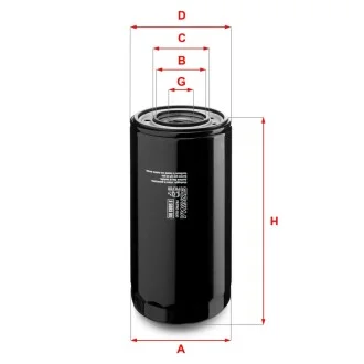 Фiльтр оливний SOFIMA S5003DR (фото 1)
