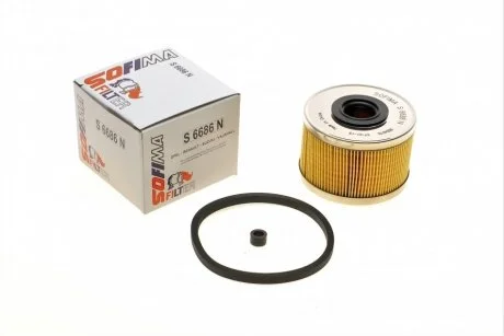 Фильтр топливный RENAULT / OPEL 1,9-2,5 97-03 SOFIMA S6686N