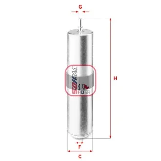 Фільтр паливний дизель BMW/MINI 1/2/X1 \'\'D \'\'14>> SOFIMA S9261B
