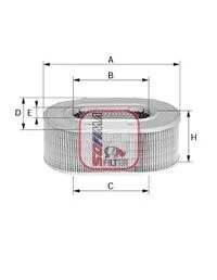Фильтр воздушный MITSUBISHI 2,5 82-89 SOFIMA S9981A