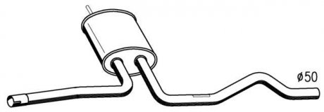 Деталь вихлопної системи STARLINE 42.23.421