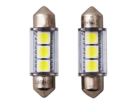 Автомобільна лампа: C5W [12B] SV8.5-8 36mm LED 2ks STARLINE 9999948