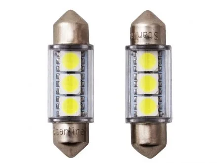Автомобільна лампа: C5W [12B] SV8.5-8 36mm LED 2ks STARLINE 9999948 (фото 1)