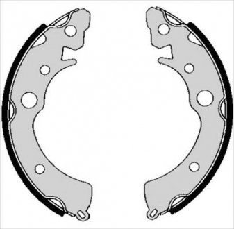 Гальмівні колодки барабанні, к-кт. STARLINE BC 04810