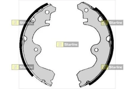 Тормозные колодки барабанные, к-кт. STARLINE BC 05270
