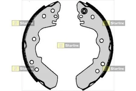 Тормозные колодки барабанные, к-кт. STARLINE BC 06340