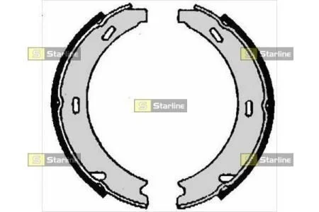 Тормозные колодки барабанные, к-кт. STARLINE BC 06869