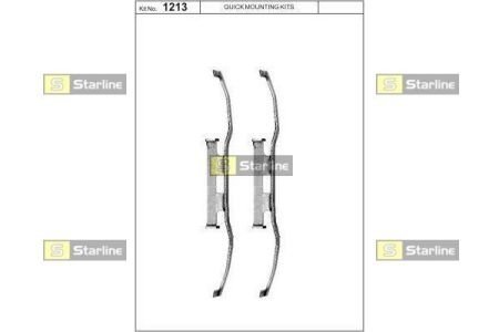 Ремонтный комплект тормозных колодок STARLINE BD PR08