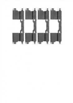 Ремонтный комплект тормозных колодок STARLINE BD PR44