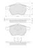 Колодки тормозные дисковые, к-кт. STARLINE BD S007S (фото 2)