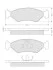 Колодки тормозные дисковые, к-кт. STARLINE BD S040 (фото 1)
