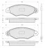 Колодки тормозные дисковые, к-кт. STARLINE BD S085 (фото 1)