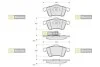 Колодки тормозные дисковые, к-кт. STARLINE BD S114 (фото 1)