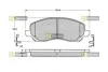 Колодки тормозные дисковые, к-кт. STARLINE BD S147 (фото 1)