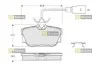 Колодки тормозные дисковые, к-кт. STARLINE BD S207 (фото 1)
