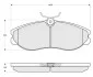 Колодки тормозные дисковые, к-кт. STARLINE BD S226 (фото 2)