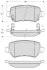 Колодки тормозные дисковые, к-кт. STARLINE BD S320 (фото 1)