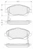Колодки тормозные дисковые, к-кт. STARLINE BD S342 (фото 1)