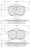 Колодки тормозные дисковые, к-кт. STARLINE BD S344 (фото 1)