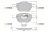 Колодки тормозные дисковые, к-кт. STARLINE BD S428 (фото 1)