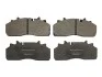 Дискові гальмівні колодки без РМК SAF, 29126/29159/29313 WVA BD T009