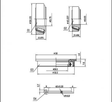 Подшипник ступицы колеса, к-кт. STARLINE LO 00523