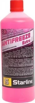Антифриз K12 / G12+ / концентрат / 1л. / этиленгликоль / розовый / (VW TL774D/F, MB 325.3 STARLINE NA K12-1