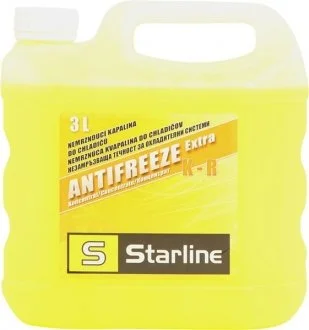 Антифриз KR / RENAULT / концентрат / 3л. / етиленгліколь / жовтий / Renault 41-01-001 D / STARLINE NA KR-3