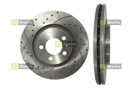 Диск гальмівний перфорований STARLINE PB 2544S