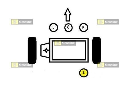 Опора двигателя и КПП STARLINE SM 0053