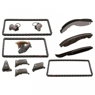 Комплект ГРМ (ланцюг + елементи) HYUNDAI H-1, H-1 / STAREX, H-1 CARGO, H-1 TRAVEL, H350 KIA K2500, SORENTO I 2.5D 07.01- SWAG 91100140