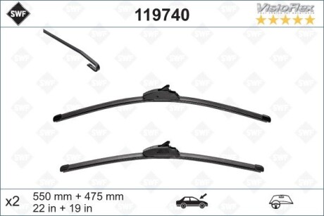 Щітка склоочисника SWF 119740 (фото 1)