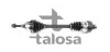 Полуось правая VW Sharan, Ford Galaxy Seat Alhambra 1.8TDCI-2.8 95- L:582.5/A:38/K:35/ABS:48 TALOSA 76-FD-8051A (фото 1)