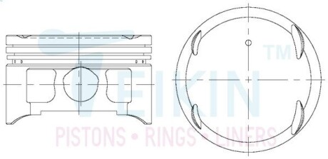 Поршень MITSUBISHI TEIKIN 43281050