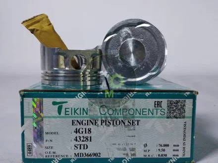 Поршень із пальцем (комплект на двигун) 4G18, TEIKIN 43281STD