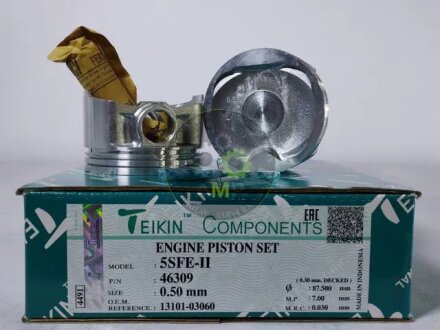 Поршень із пальцем (к-кт на двигун) 5SFE-II, TEIKIN 46309050