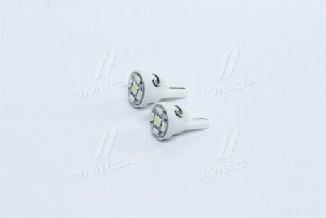 Лампа LED б / ц габарит і панель приладів T10-5 SMD Base: W2.1x9,5d 24V WHITE 2шт. блістер <> TEMPEST TP-206T10-24V (фото 1)