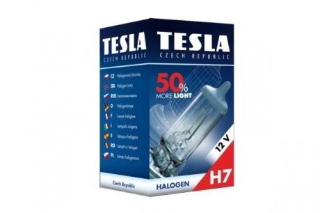 Автолампа More Light +50% H7 PX26d 55 W прозрачная TESLA B30701