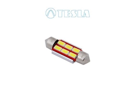 Автолампа Canbus (6 SMD) C3W SV8,5-8 TESLA B93201